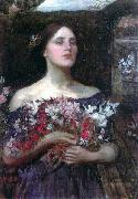 John William Waterhouse Gather Ye Rosebuds Germany oil painting artist